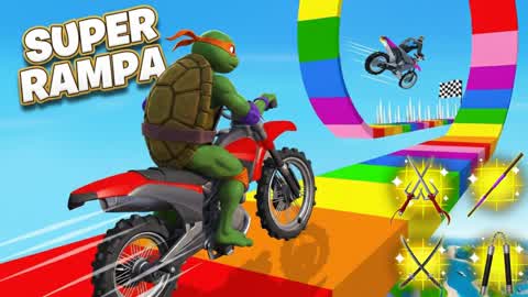 🐢TMNT - SUPER RAMPA 🚗ALL CARS