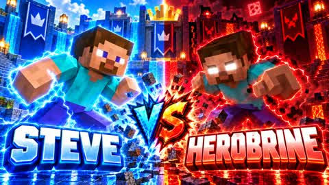 STEVE VS HEROBRINE