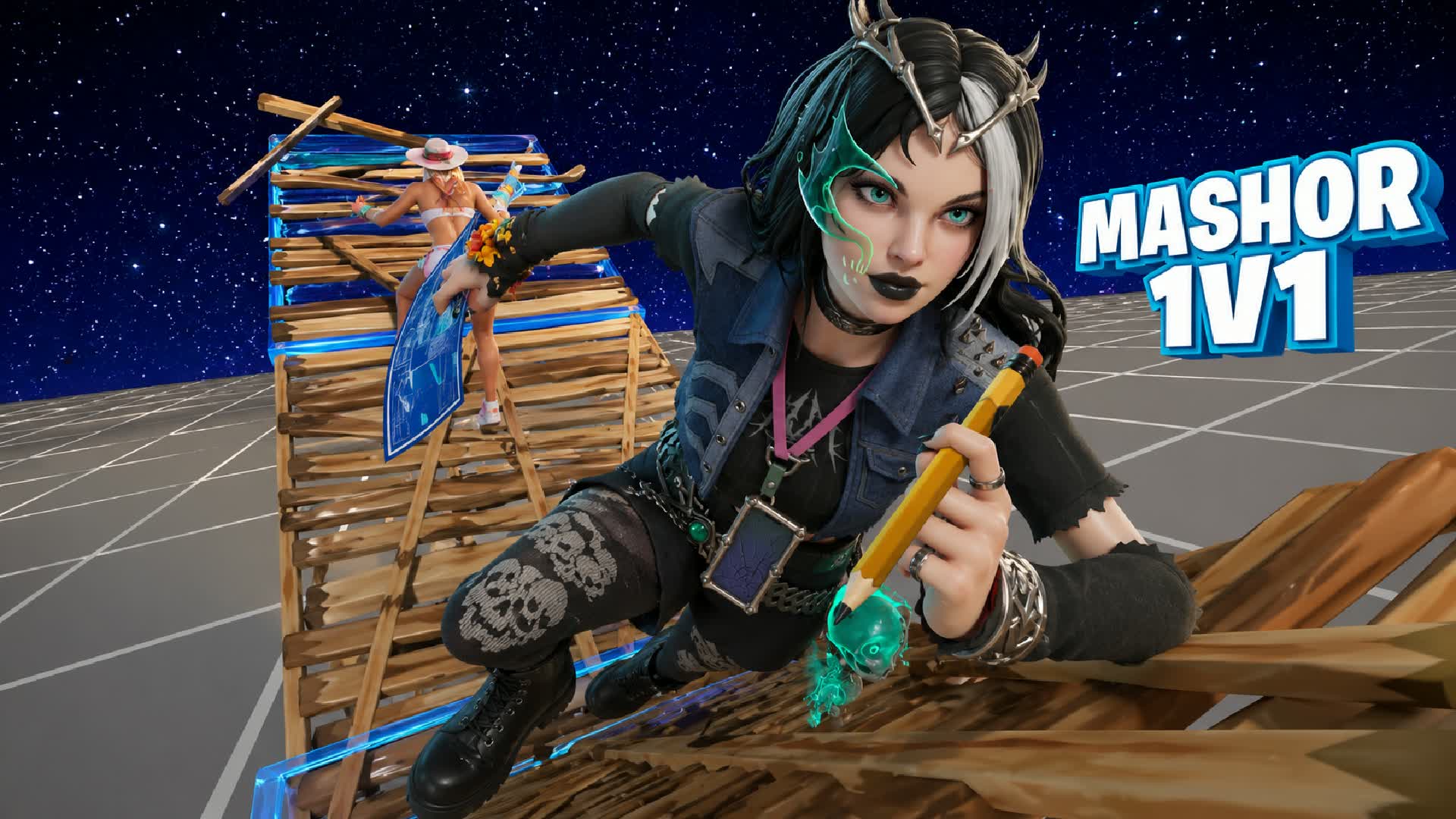 MASHOR 1V1 BUILD FIGHT (200 PUMPS)