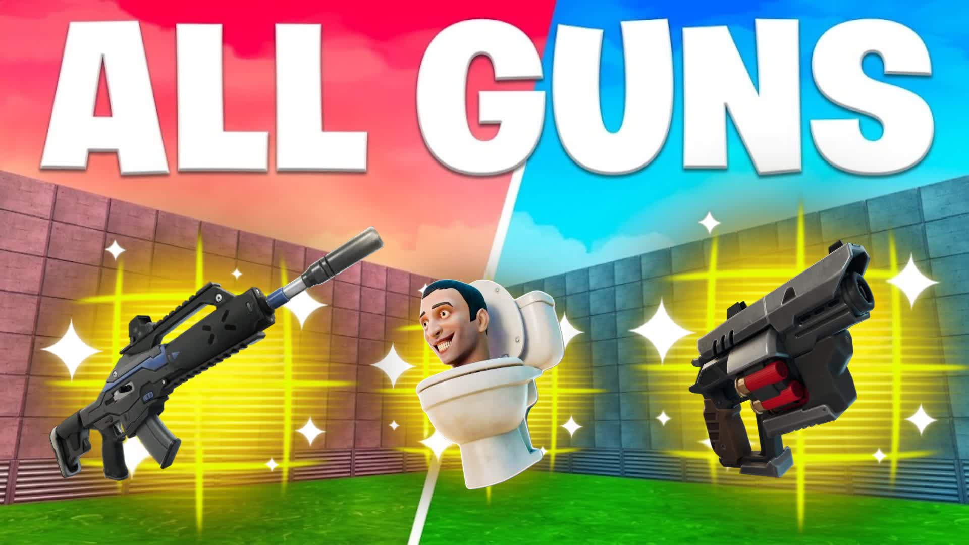 ALL GUNS — Fortnite island 9872-1733-8424 by Guigas Maps