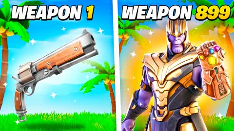 👑Become THANOS in this GUN GAME
