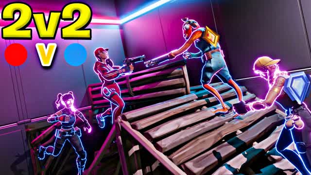 Piece Control 2v2 Red VS Blue 🎯🔴🔵