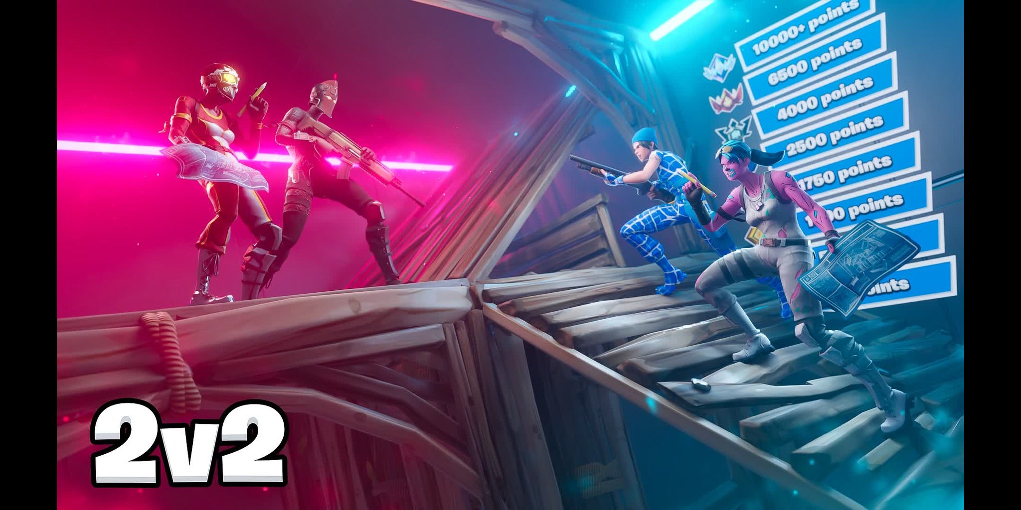 Piece Control 2v2 Red VS Blue 🎯🔴🔵