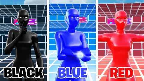 💯RED VS BLUE VS BLACK🔴🔵