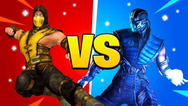 SUPER - SCORPION VS SUBZERO🔵🟡