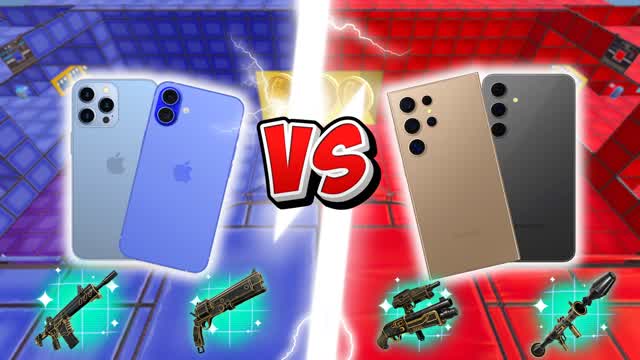 APPLE  VS ANDROID 🏆 RED VS BLUE 🔴🔵