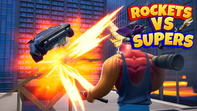 Rocket VS Supers NEW MAP