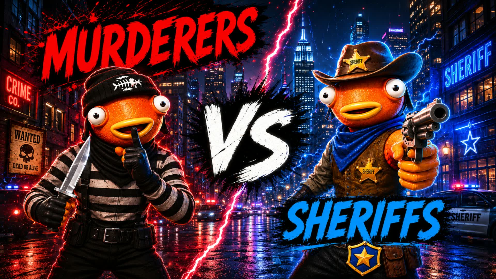 🔪🤠 MURDERERS VS SHERIFFS! 🤠🔫