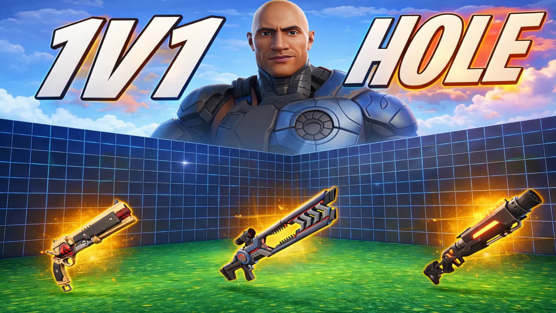 1V1 THE HOLE!!!! FREE FOR ALL!!!🔫