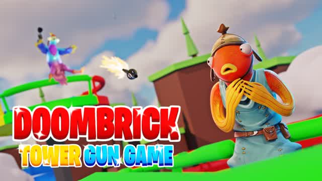 🔥 DOOMBRICK TOWER GUN GAME🗼
