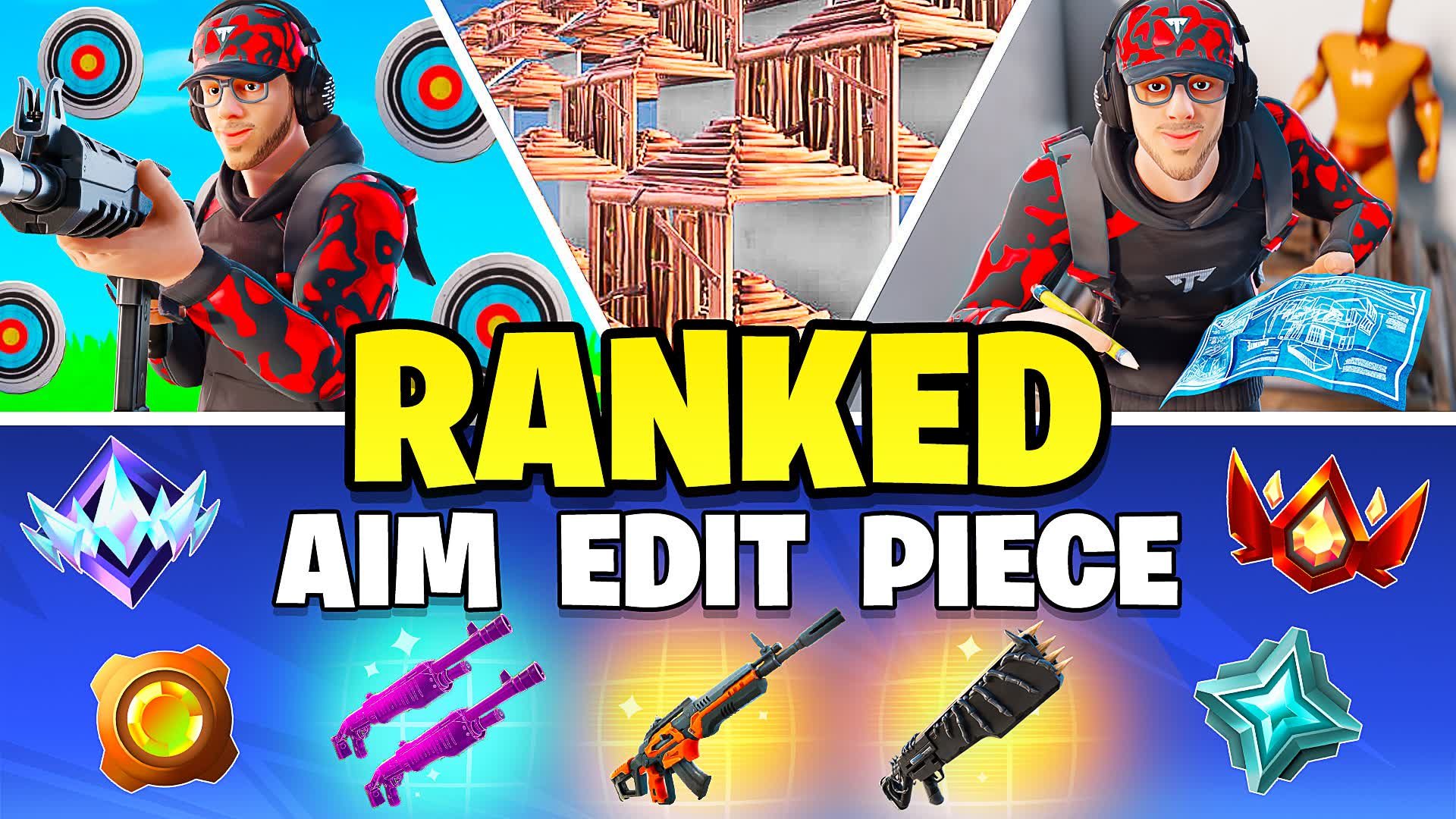 Ranked Aim Edit Piece & 1v1🎯 [Practice]