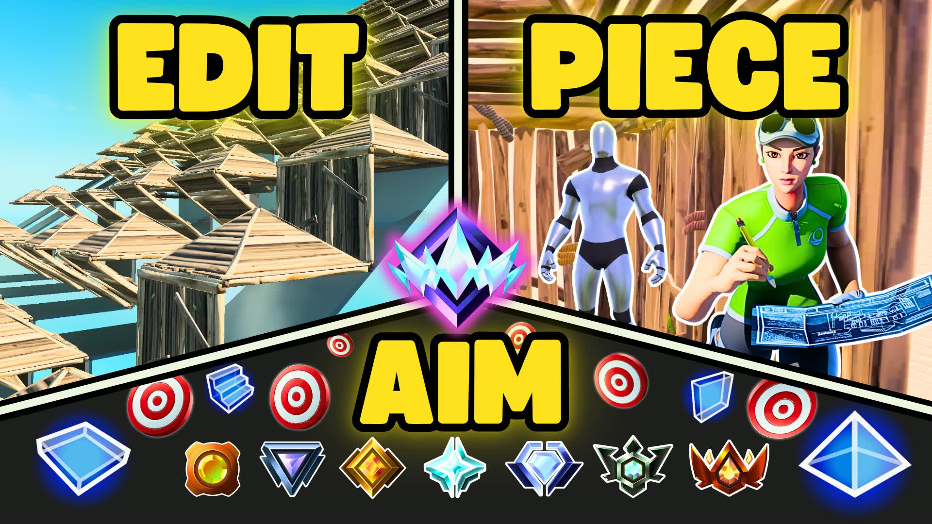 Aim Edit Piece Freebuild WARMUP PRACTICE