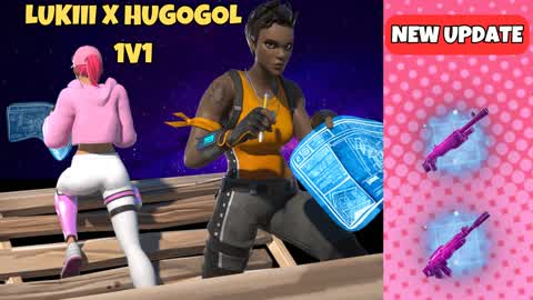 LUKIII X HUGOGOL 1V1 BUILD FIGHT
