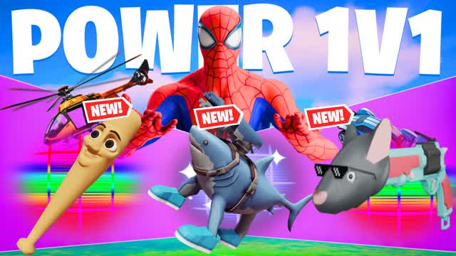 POWER 1V1 - All Weapons & New Secrets