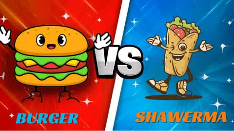 🍔BURGER VS SHAWERMA 🌯