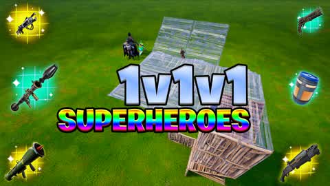 🦸♂️🦸♀️ 1v1v1 Super Hero ⚡🔥🛡️