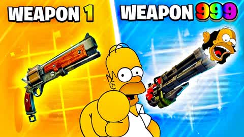 🍩 SIMPSONS GUN GAME I ONE SHOT🔫
