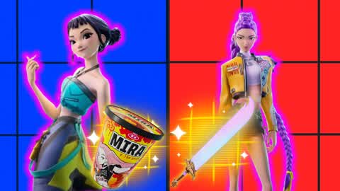 HUNTERS VS DEMONS RED VS BLUE 🔴🔵 CRAZY