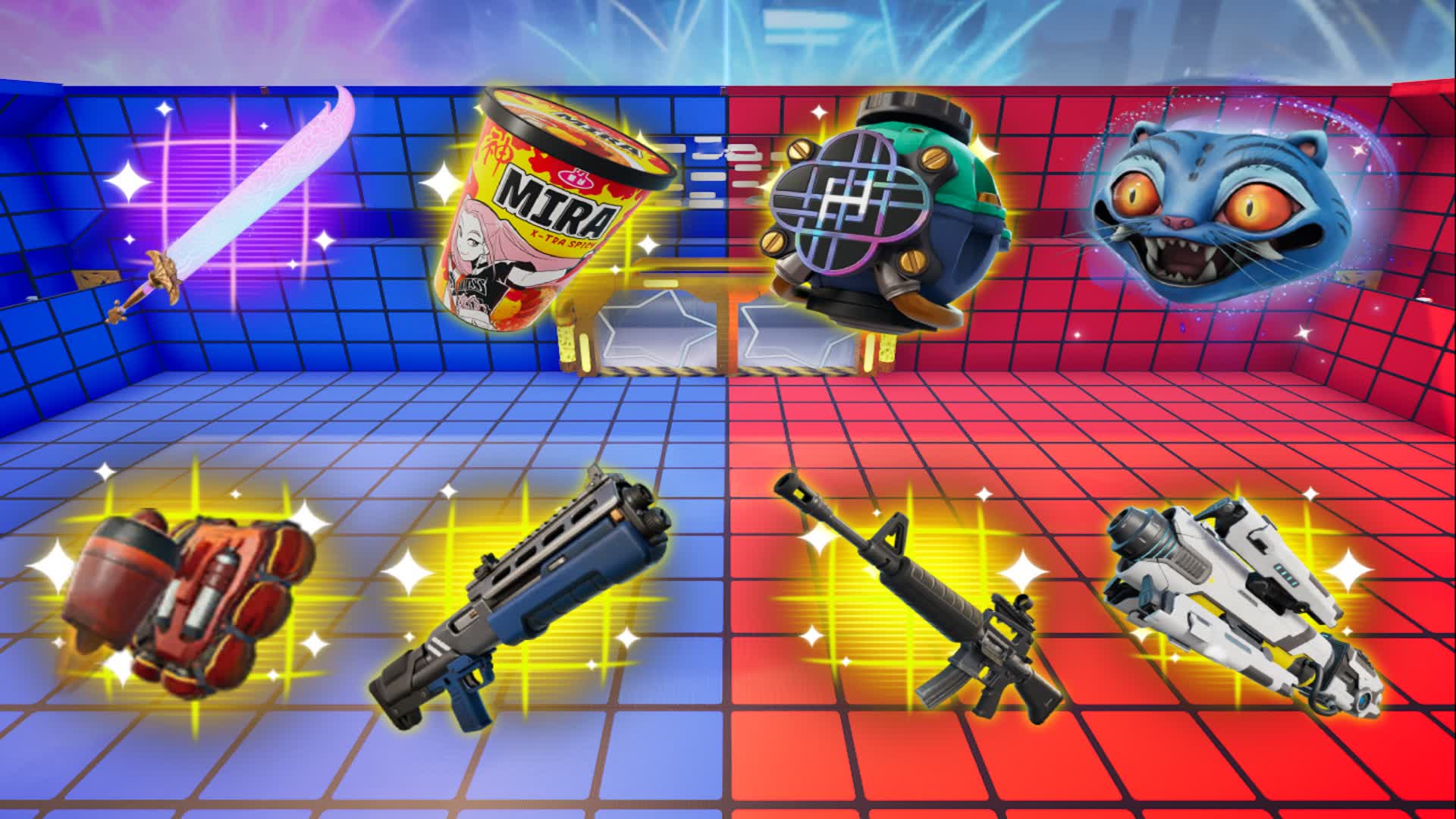 GIGA BLUE VS RED 🔴🔵