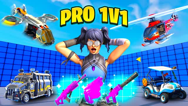 SUPER PRO 1V1 - ALL WEAPONS & VEHICLES