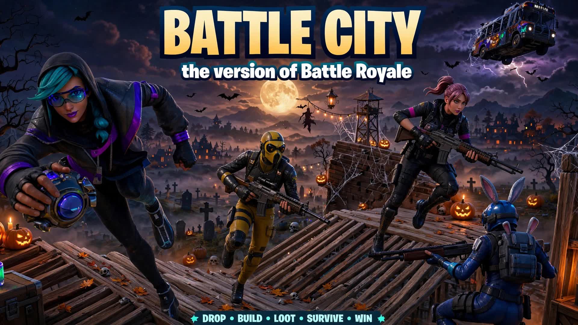 Battle City, Fortnite island 6868-1280-4528 by 159g