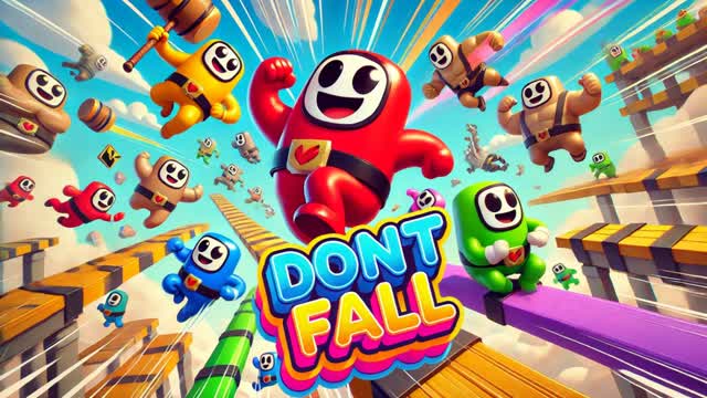 DON'T FALL - FALL GUYS ONLY UP
