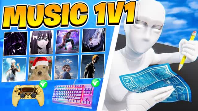 W 1v1 Map 🎵 [BEST MUSIC]