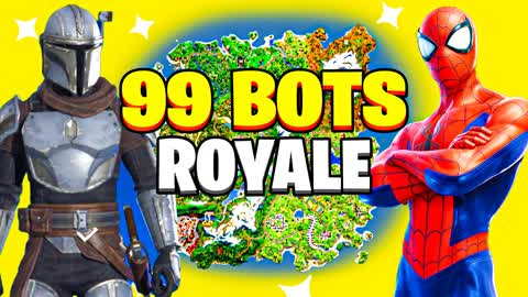 99 BOTS ROYALE 🏆 FREE FOR ALL CARS HERO