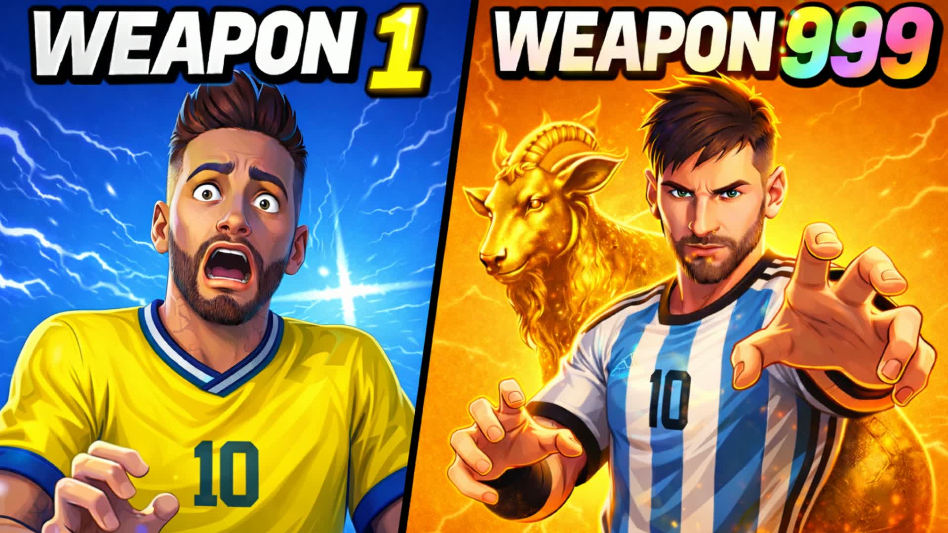 😎GUN GAME🔫ONE SHOT NEYSSI⚽