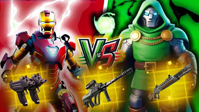 Insane Dr. Doom VS IronMan Vault🟢🔴
