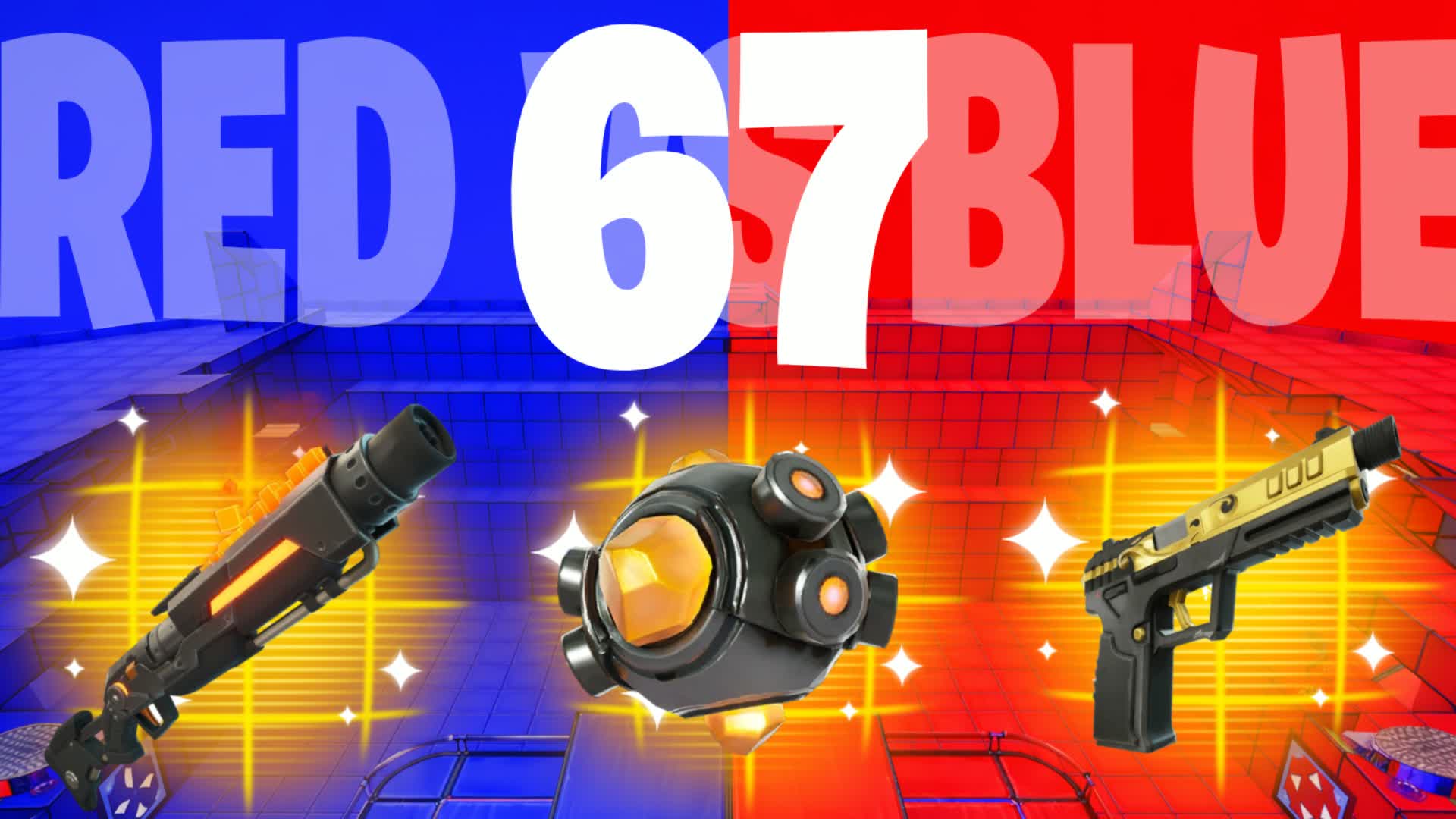 🔴🔵SUPER RED VS BLUE🔴🔵[パイレートボート]