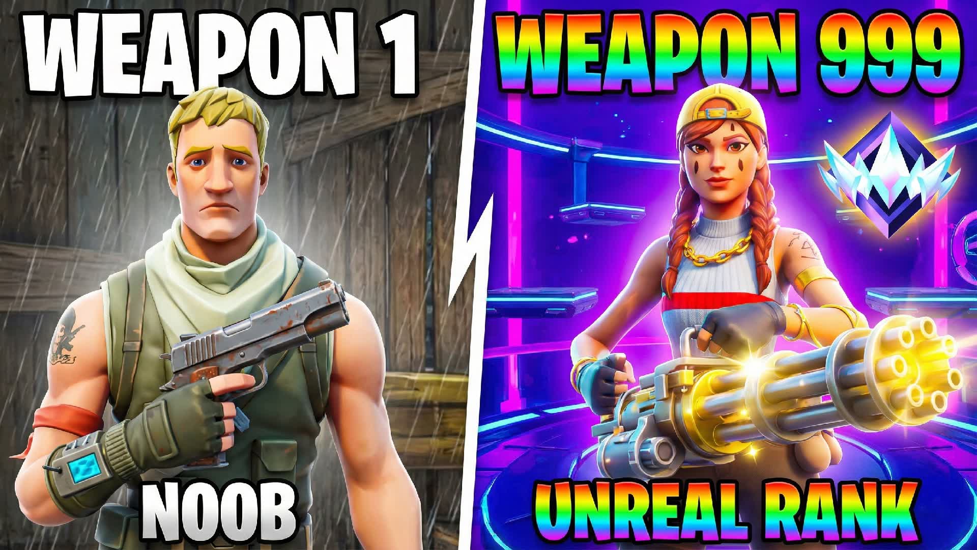 RANKED GUN GAME 🎯 ONE SHOT