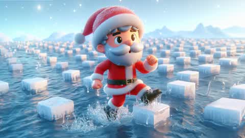 IMPOSSIBLE WINTER OBBY ❄️