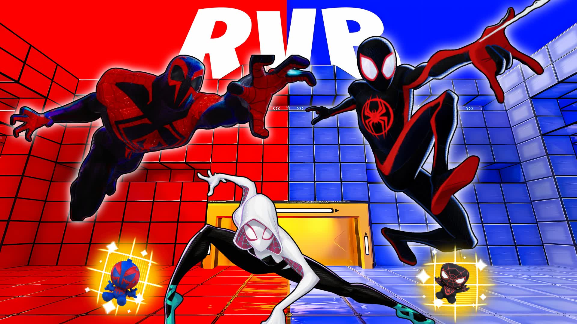 RVB 🔴🔵  RED VS BLUE SPIDERVERSE BATTLE