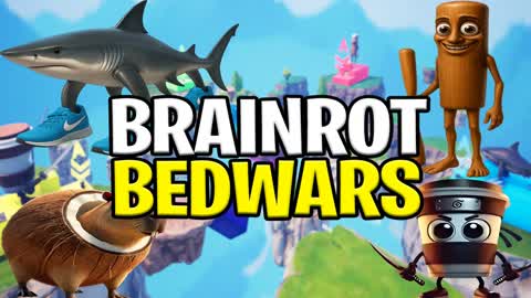 🦈CRAZY BRAINROT BEDWARS🛌