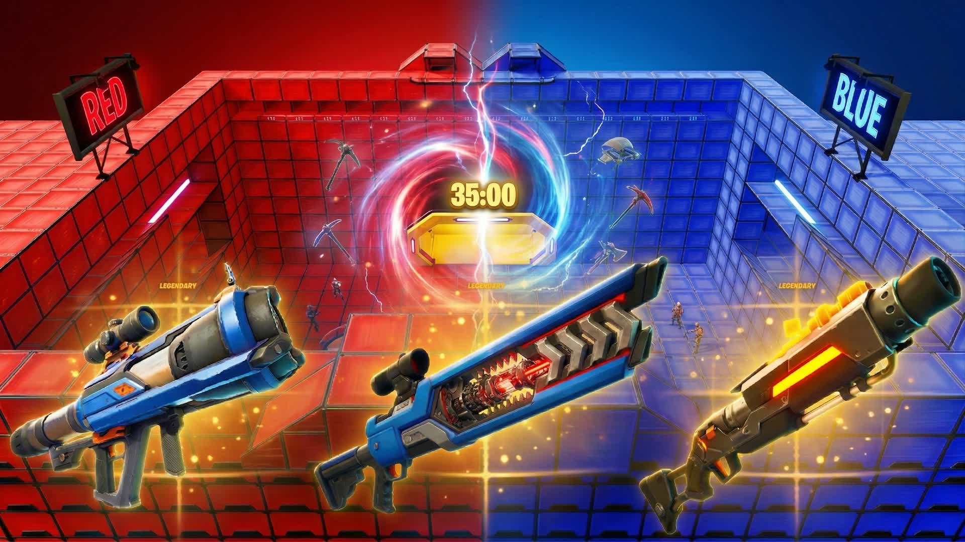  赤 vs 青 | 無限武器