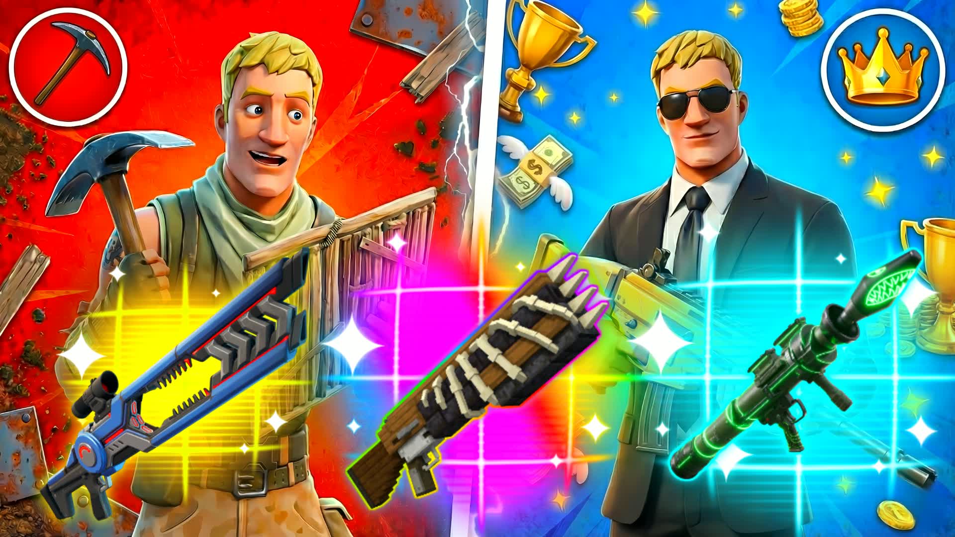 RED VS BLUE NOOB X PRO🔴🔵