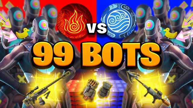 99 BOTS RED VS BLUE CRAZY POWERS