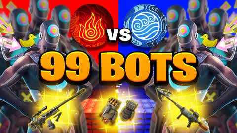 99 BOTS RED VS BLUE CRAZY POWERS