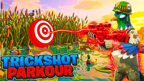 THE LAKE TRICKSHOT PARKOUR🎯aim practice