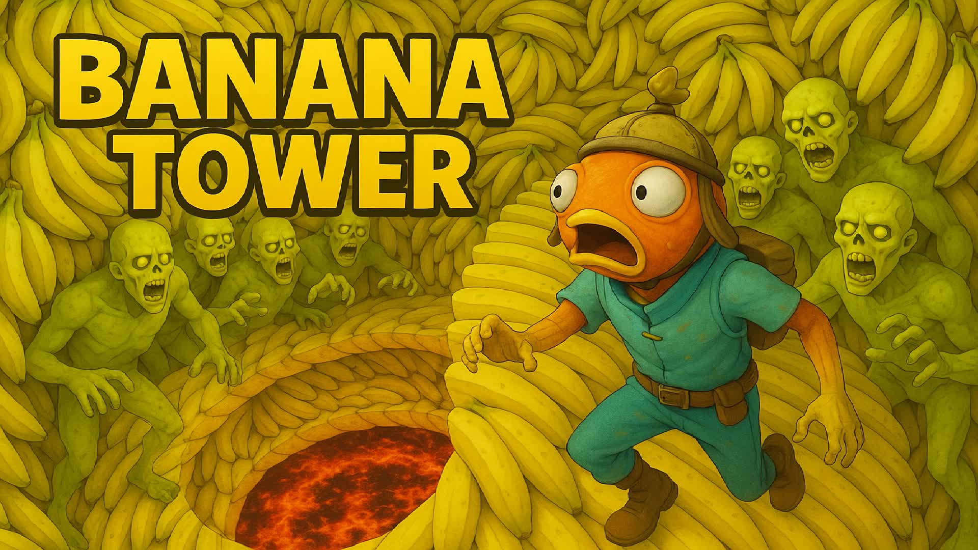 🍌BANANA TOWER🧟[SUPER HARD]