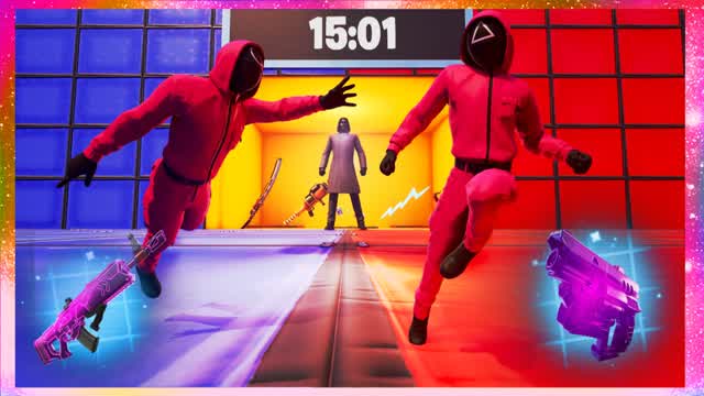 RED VS BLUE  🔴🔵 CRAZY SQUIDGAME