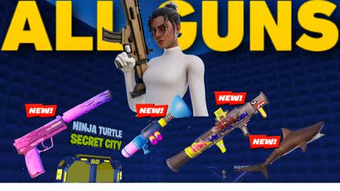 TMNT  SECRET CITY - ALL WEAPONS AND CARS