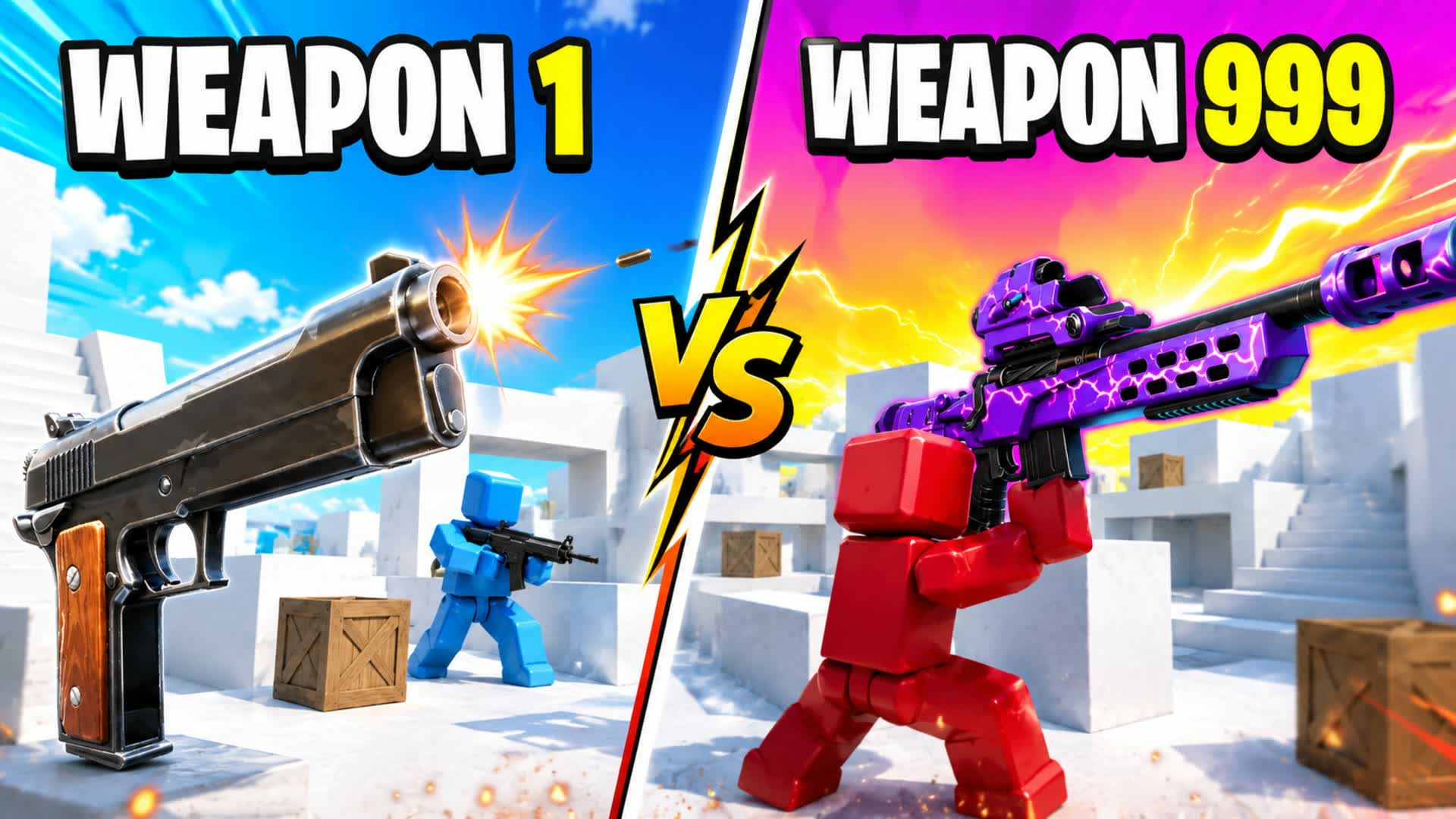 😎 GUN GAME 🔫MAP ONE SHOT