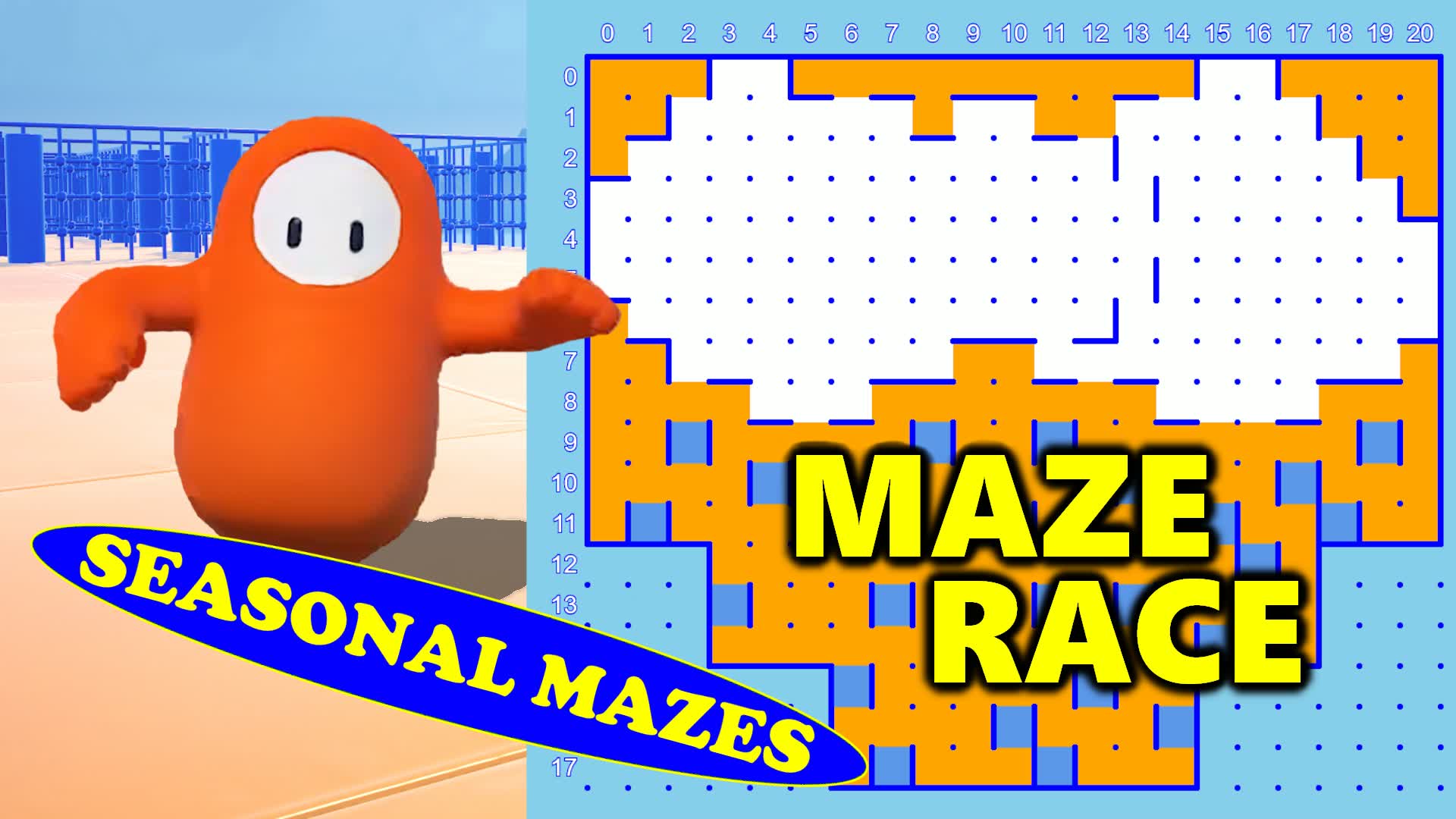 Fall Guys ネズミの迷路レース