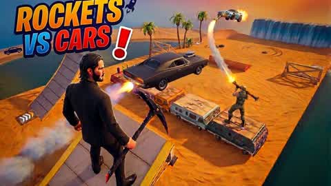 ROCKETS VS CARS SUMMER BEACH
