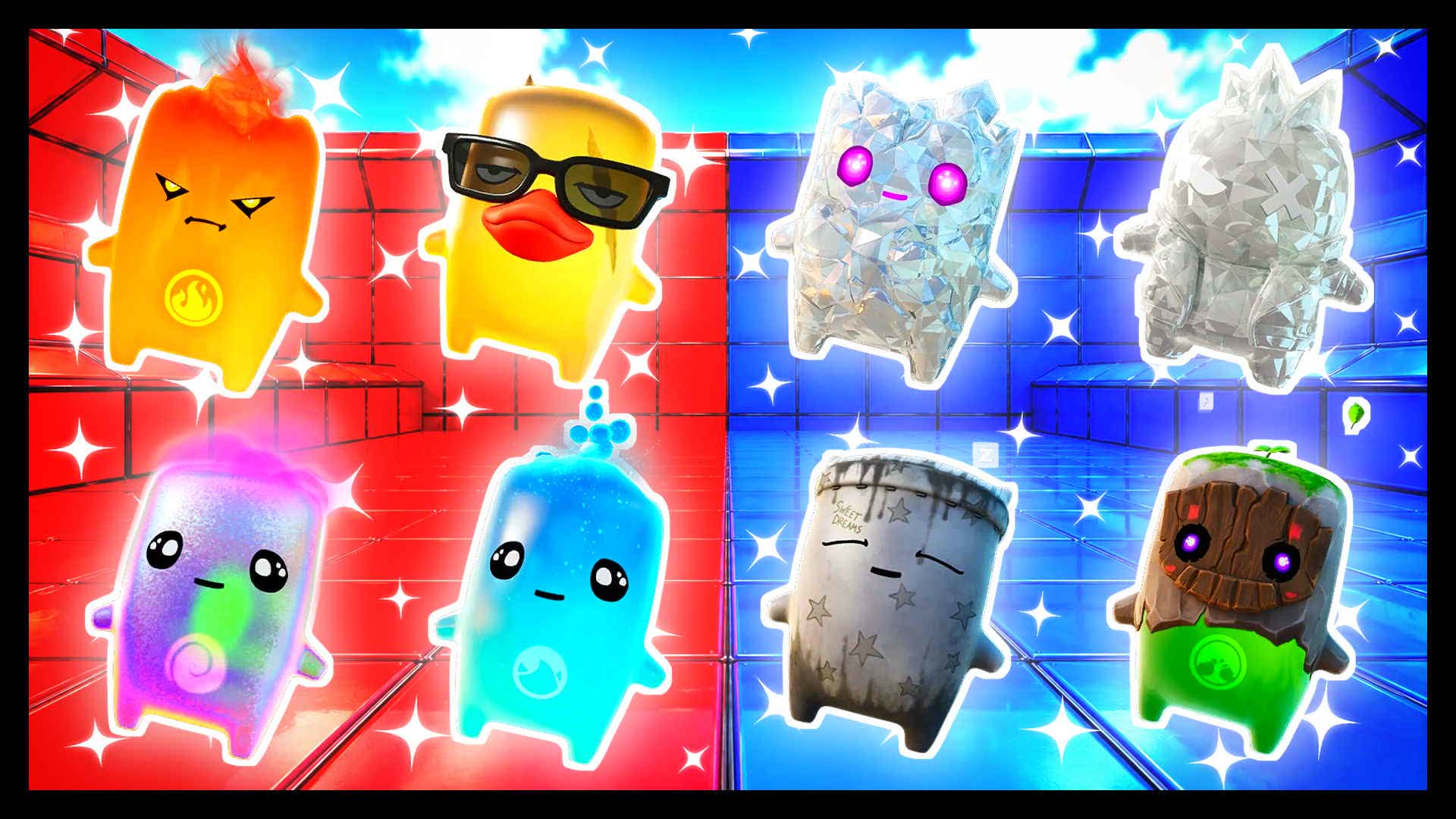 RED VS BLUE SUPPORT EVERY PUSH š“šµ