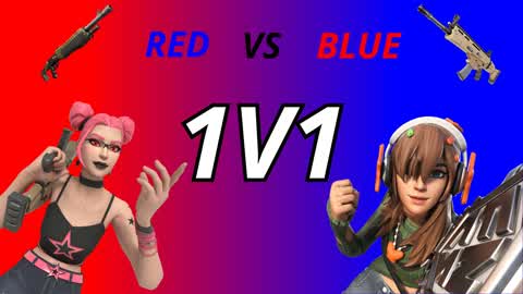 1V1 RED VS BLUE FN