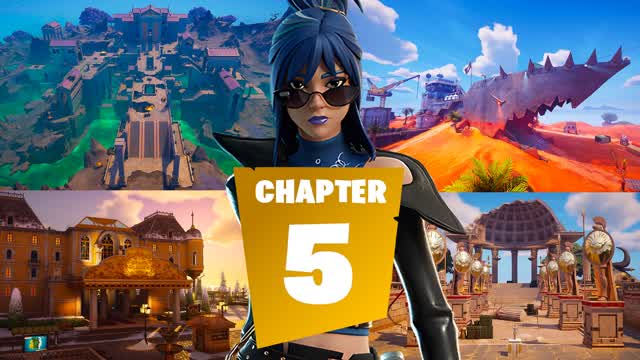 CHAPTER 5 GUN GAME 🎯 BOTS ONE SHOT 🔫