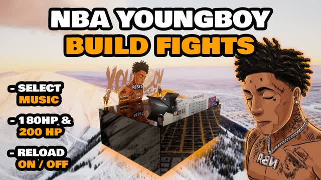NBA YoungBoy 1v1 Build Fights 🎯🎵